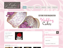 Tablet Screenshot of cakesncreations.com